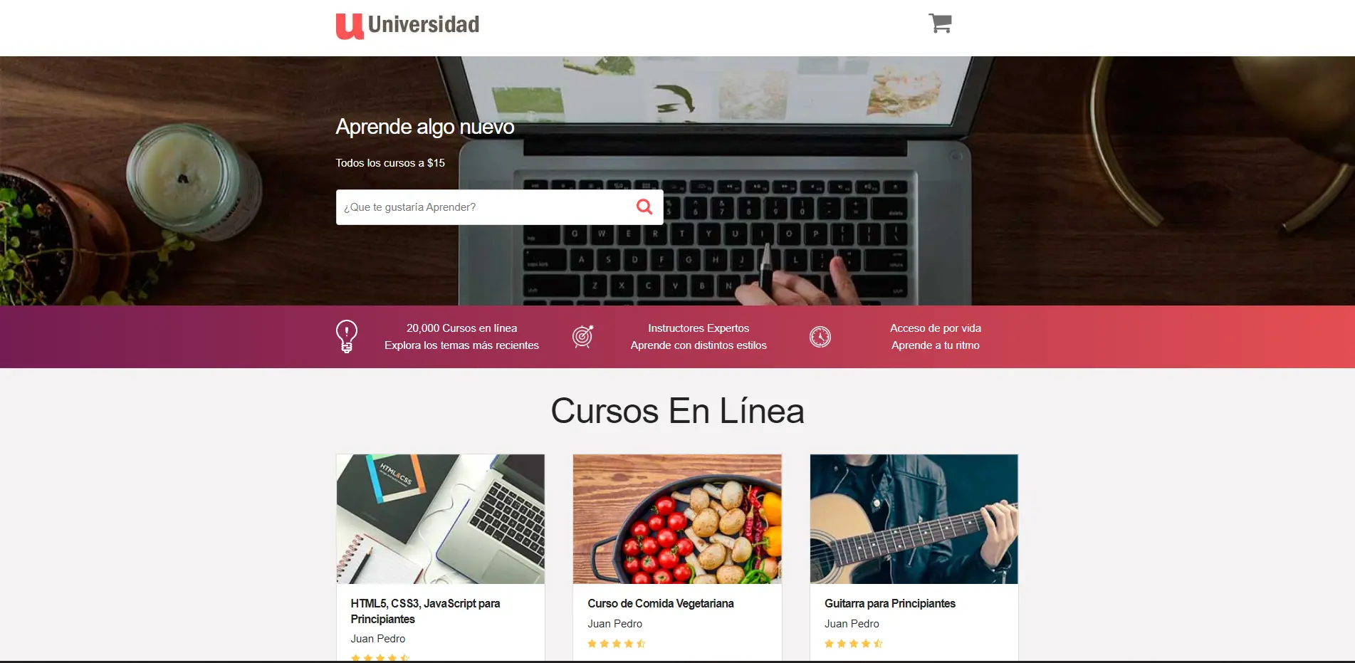 Carrito LocalStorage