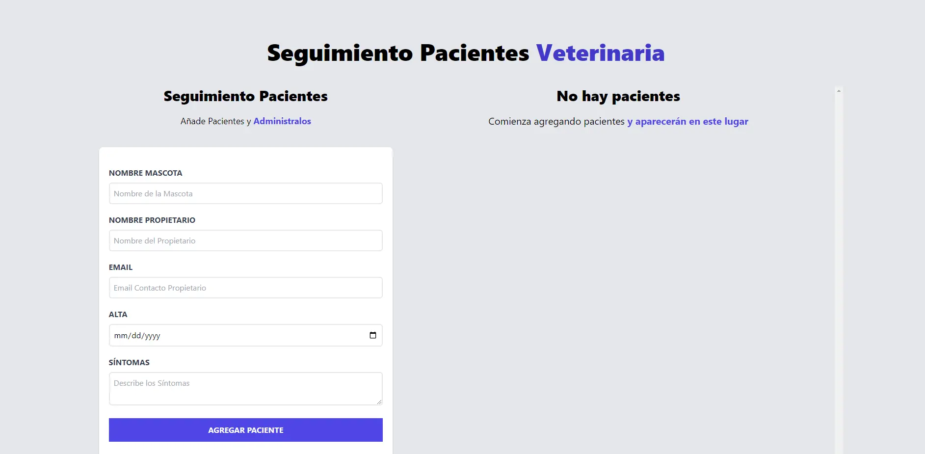 foto web aplicacion de citas de veterinaria